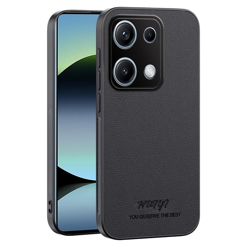 Luxury Business Leather Soft Frame Magnetic Cover For Xiaomi Redmi Note 14S Note14S Phone Cases Capa