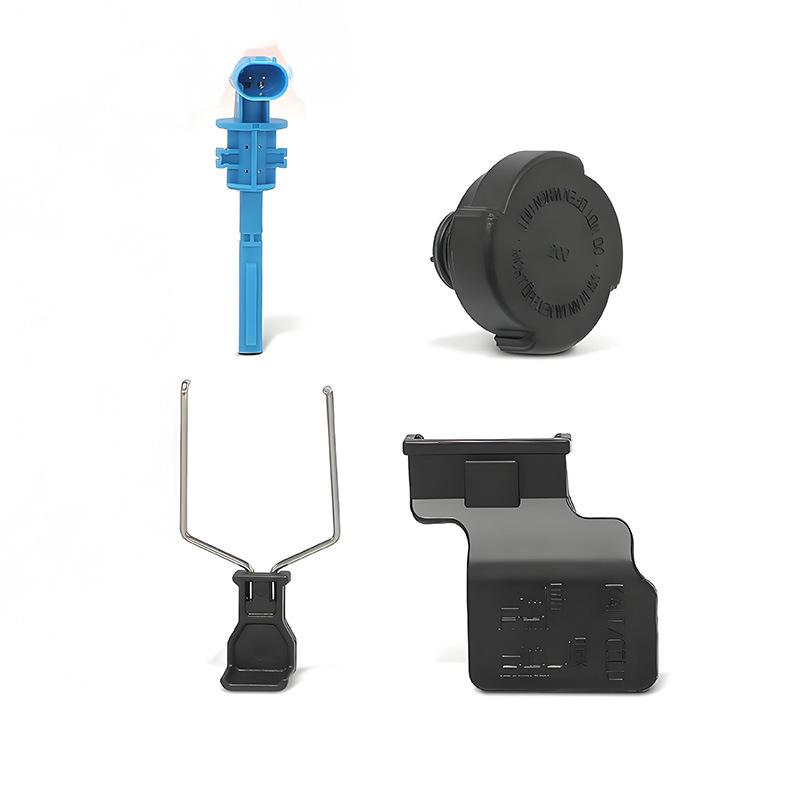 BMW Cooling System Kit: New Expansion Tank with Upper & Lower Hoses (17111436413)