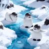 2 Pcs Miniature Penguin Figurines, Cute Tiny Resin Penguin Figures, Mini Arctic Animals Cake Topper for Fairy Garden, Micro Landscape, DIY Crafts
