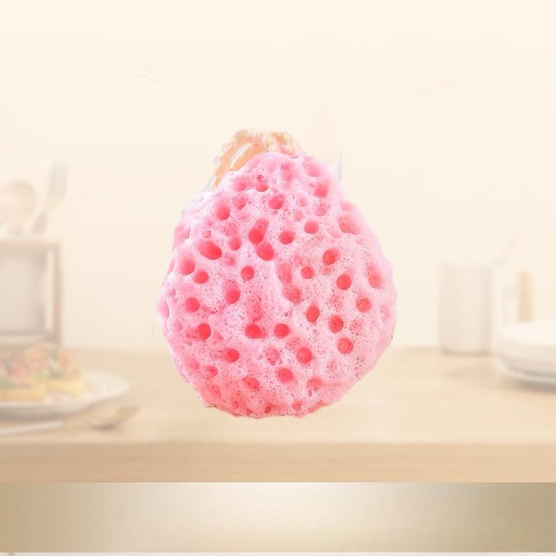 1pc Japanese Honeycomb Bath Sponge - Ultra Soft Bathing Sponge with Honeycomb Cells, Non-Slip Grip, Gentle Exfoliating Body