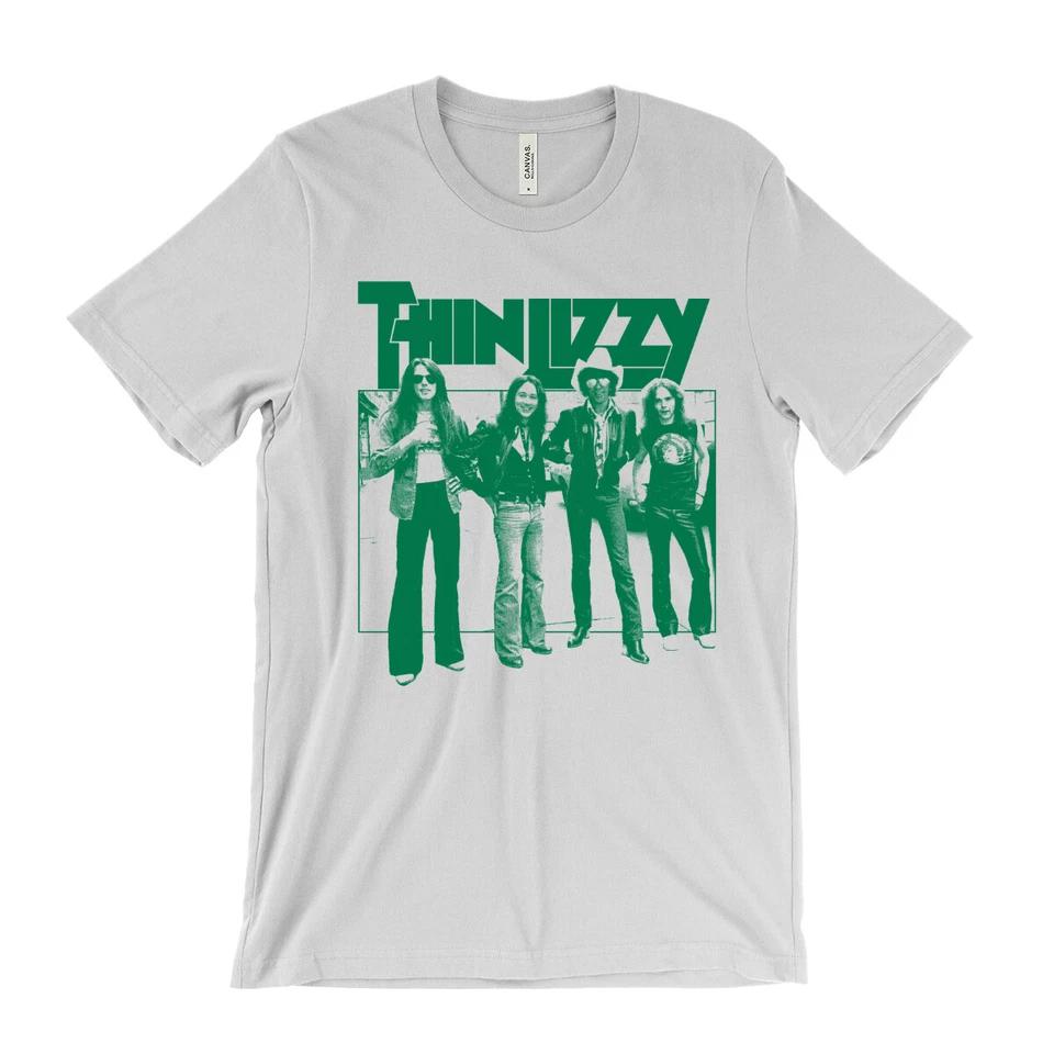 Thin Lizzy T-shirt - Jailbreak - 70s rock - green design XL