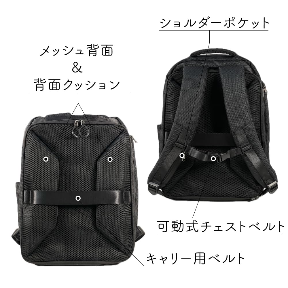 [sion Works] Fourth-Dimensional Bag Hack: Supercharge Your Work Efficiency with This PC Backpack. Work Efficiency Booster, Work Anywhere, Business