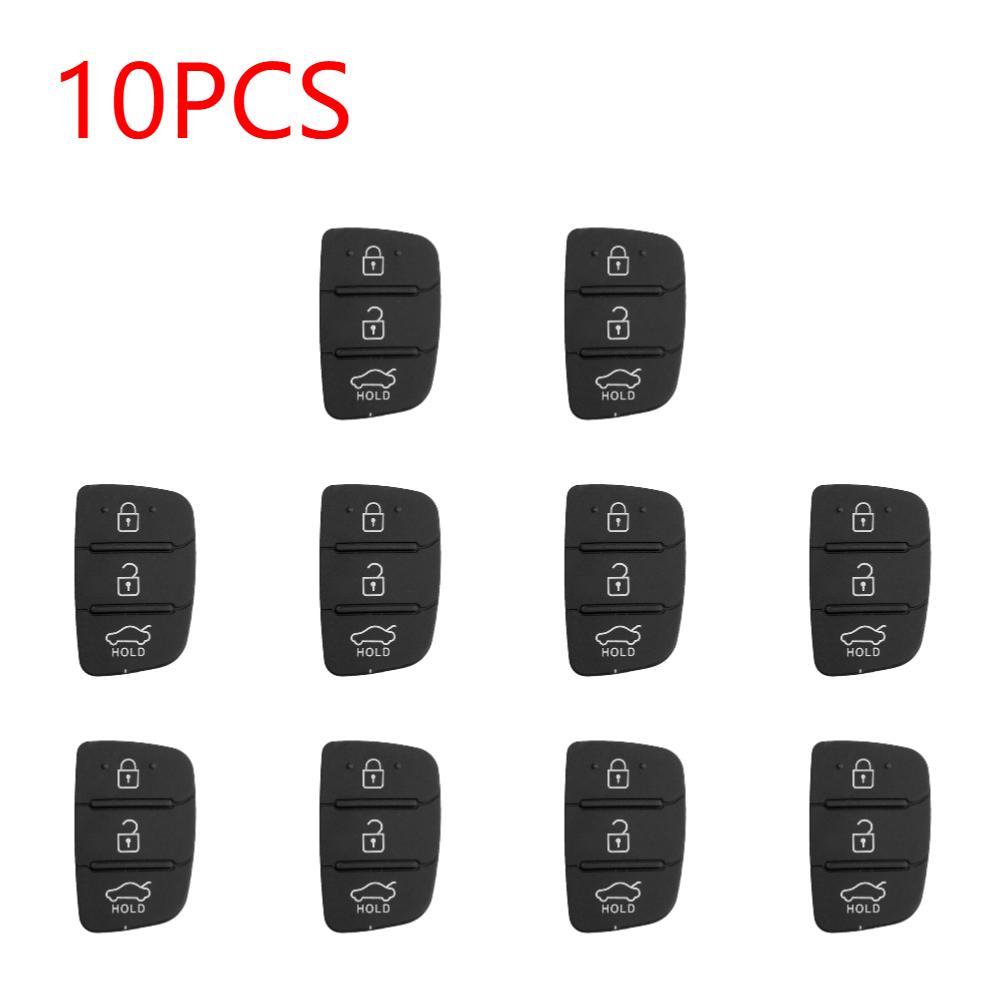 1/5/10PCS Replacement 3 Button Rubber Pad for i30/i35/iX20 Solaris Verna Flip Remote Car Key Shell Case Cover