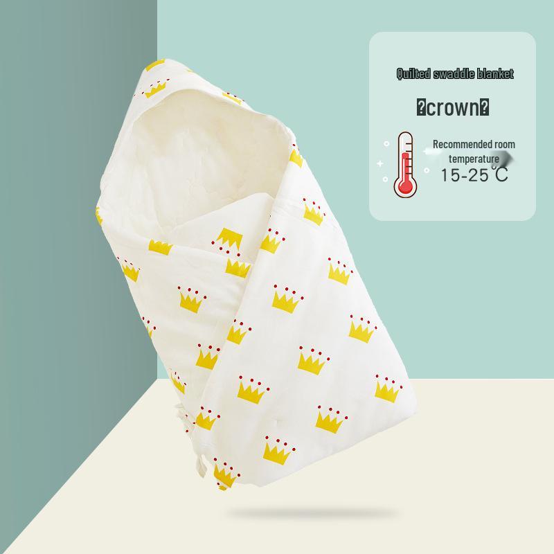 

Муслиновое стеганое детское одеяло-пеленка - Утолщенное для осени и зимы For 0-2 Years Old