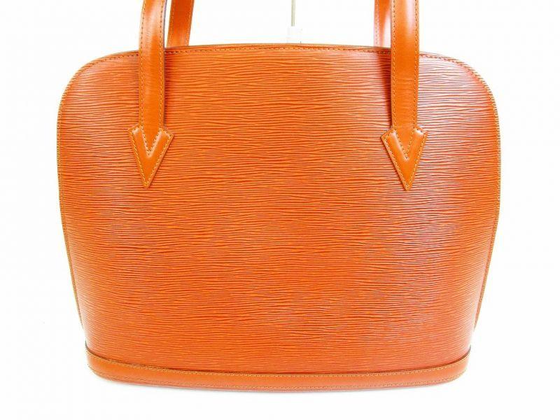Authentic LOUIS VUITTON Epi Leather Brown Tote&Shoppers Bag Purse Lussac #6747 Refurbished