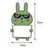 Cute Cartoon Rabbit Name Stickers for Kids - Self-Adhesive Labels for Water Bottles, Books, and More