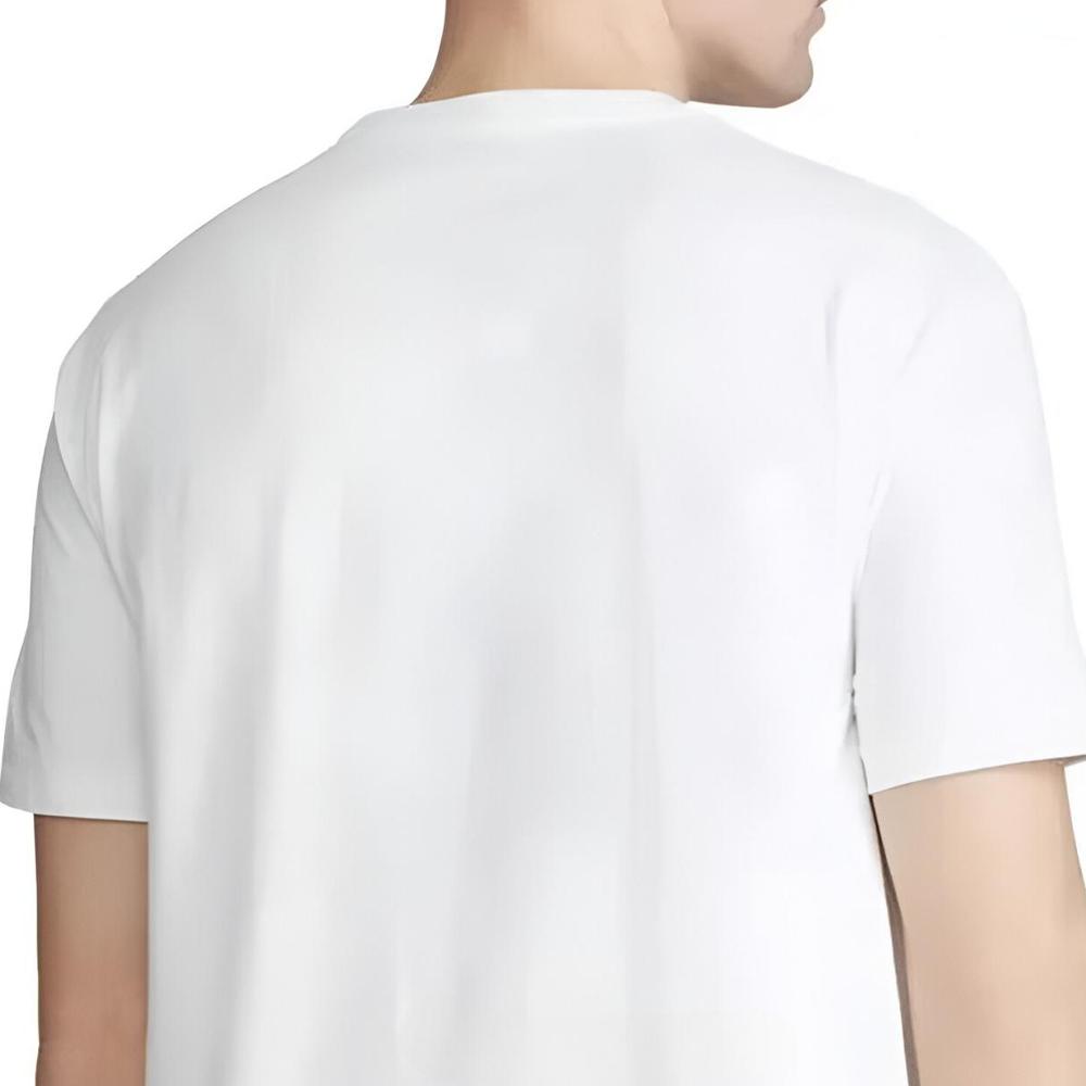 Polo Ralph Lauren Logo Print Crew Neck Casual Short Sleeve T-Shirt Men T-Shirt White 710767899-001