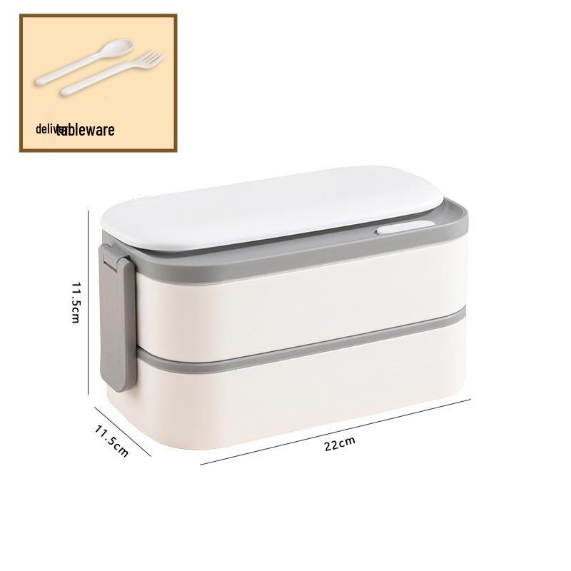 Portable Wheat Straw Bento Box: Insulated, Multi-Compartment, Japanese-Style, Microwave Safe for Office Workers & Students