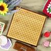 Adjustable Wooden Blocking Board for Granny Square Crochet Board Crafting Blocking Board  with Holes For DIY Knitting Crochet