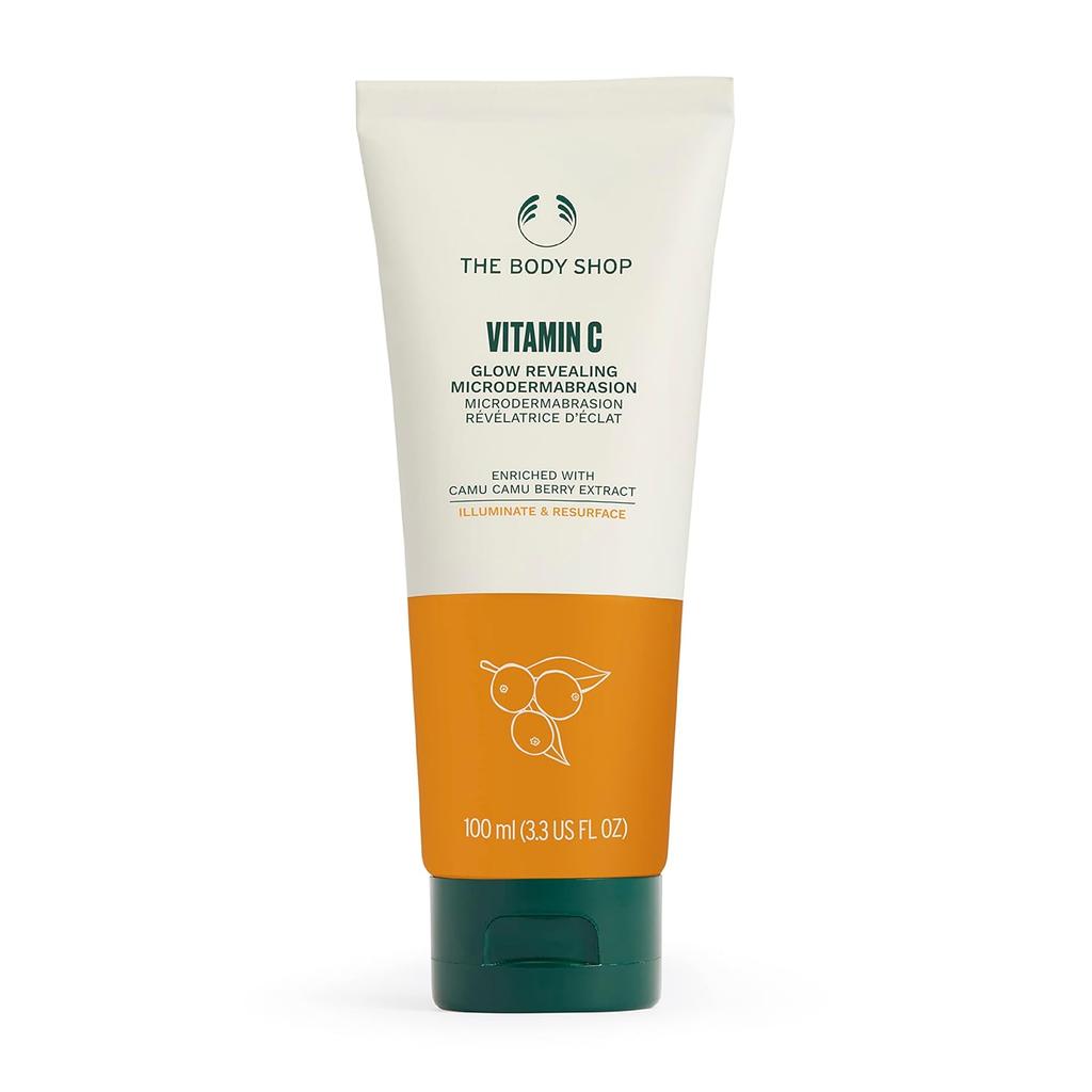 The Body Shop Microdermabrasion Vitamin C Face Scrub 100ml Pack Of 1 For Smooth Glowing Skin