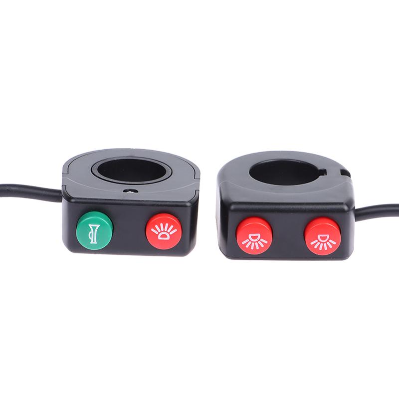 Motorcycle ATV 22mm Handlebar Horn And Headlight Combination Switch Button Motor Switches Turn Signal Modification Accessories