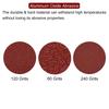 Uxcell Triangular Hook and Ring and 240 Aluminum Oxide Sanding Mouse Detail Sander Sheet 20 Grits Per Pack of 60 Sandpaper, 60, 120, Grits, 3-1/8"