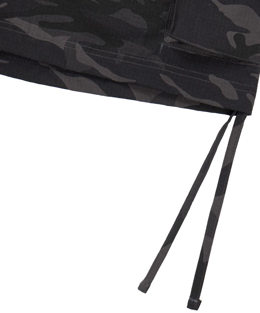 Masateu Rivet Cargo Bermuda Pants _ Dark Camo