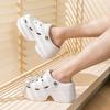 Chunky Platform Clogs Shoes for Women Non Slip Beach Wedges Sandals Woman Summer Fashion Thick Bottom EVA Sandals Slippers