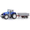 Kid's Farm Tractor Toys with Trailers,Alloy and ABS Cake Decorating Car Truck Funny Tractor Vehicle Value Play Set Toy,(Set of 4)