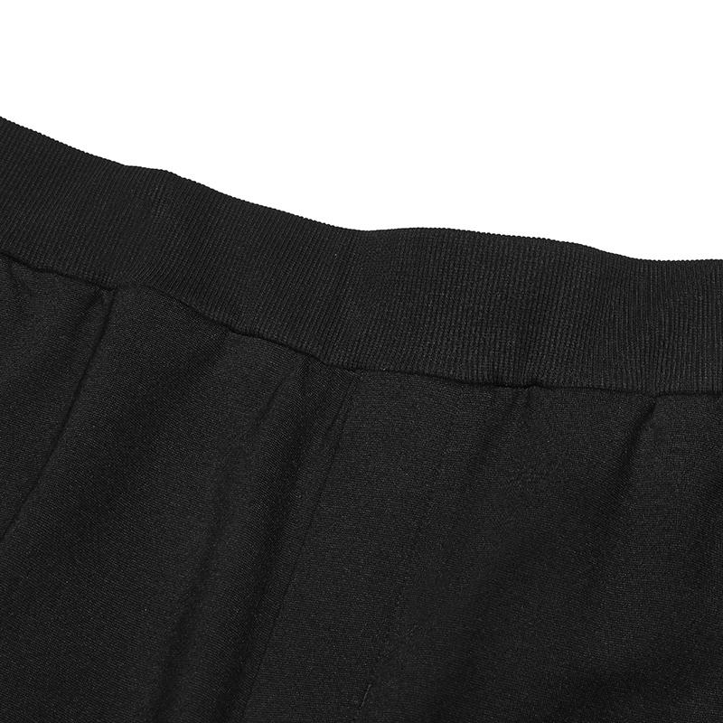 FILA Simple Comfortable Knitted Straight Leg Casual Pants Men bottoms Black F11M518605FBK