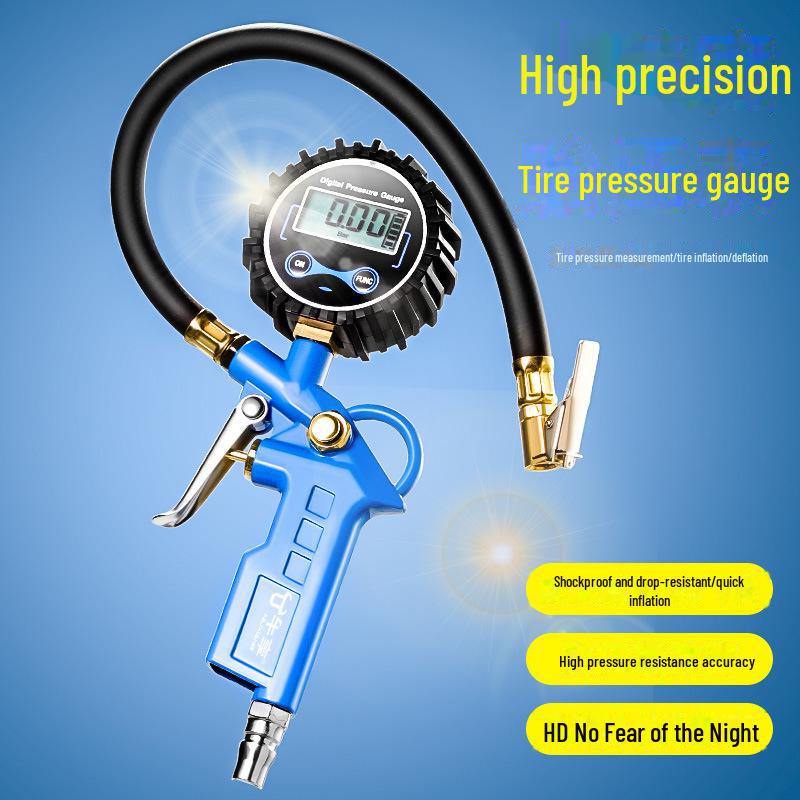 

Високоточний цифровий манометр для шин з надувним манометром та монітором тиску масла