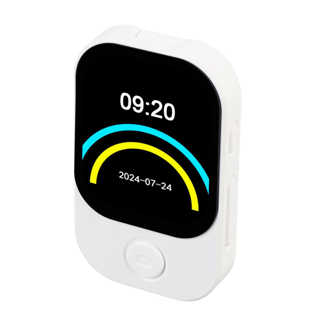 MP3-Player Weiß Bluetooth 5.4 2,01 Zoll Touchscreen Musik-Player mit HiFi-Lautsprecher FM-Radio E-Book-Funktion