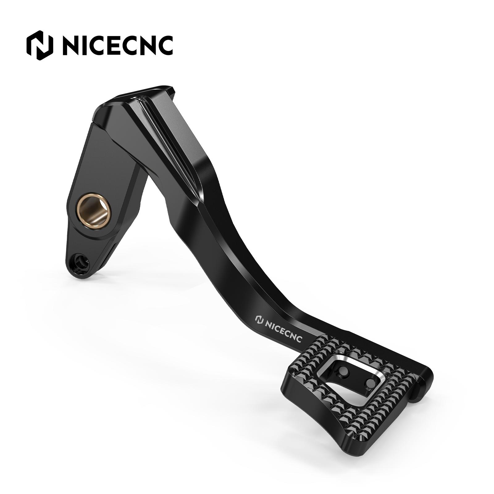 For Harley Dyna Wide Glide/Street NICECNC Rear Brake Lever Pedal Kit For Harley Dyna Bob Low Rider FXDLS 2016-2017 Fat Bob FXDF чёрный