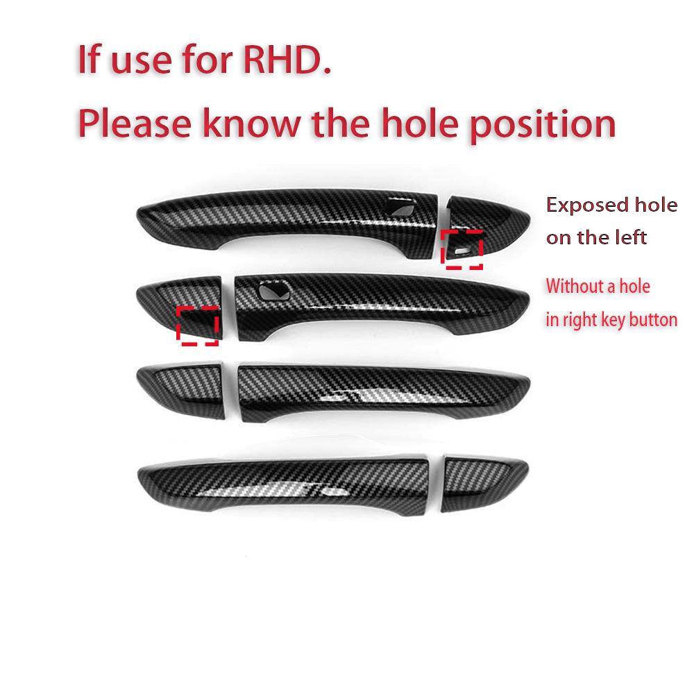 Car Outer Door Handle Covers Compatible with KIA Stinger 2018 2022 Exterior