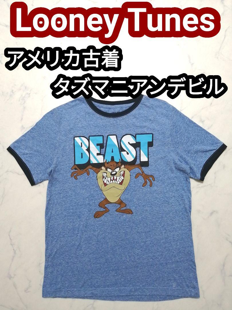 

[USED] Looney Tunes Tasmanian Devil Character T-Shirt Ringer T-Shirt