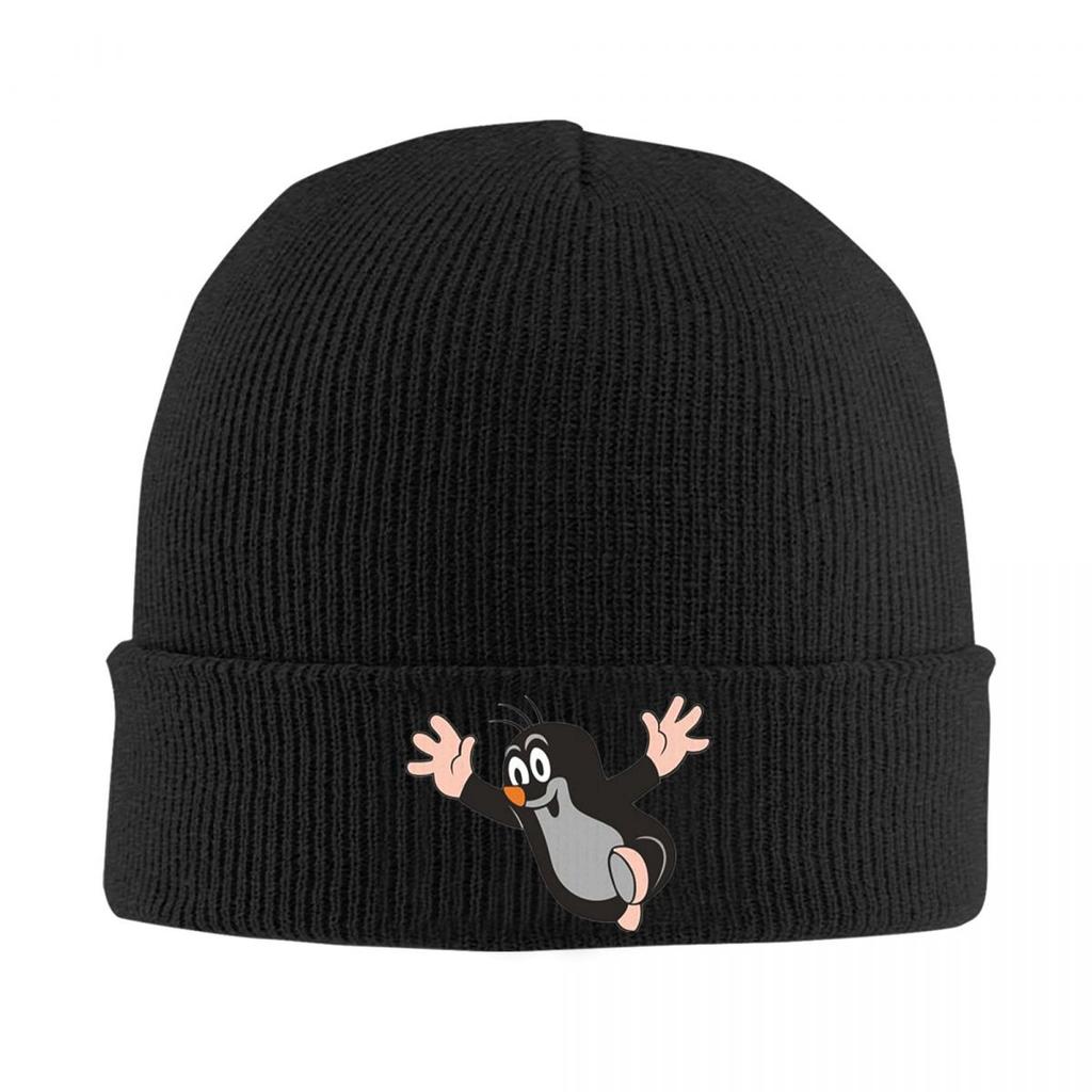 Krtek Veselý Krtek Teplá Pletená Čepice Zimní Pletená Čepice Čepice Beanie Hip Hop Čepice pro Unisex