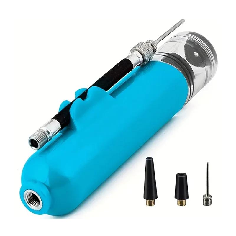 

1PC Portable Air Pump Balloon Volleyball Basketball Ball Inflator Ball Inflating Pump Tool синій