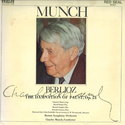 LP Record CHARLES MUNCH - Munch's Art Volume 23 Berlioz: Dram SRA25756M RCA Japan Obi Classical Used