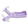 Dual Head Foldable Fan Portable Handheld Fan USB Rechargeable 3 Speeds Strong Wind Quiet Mini