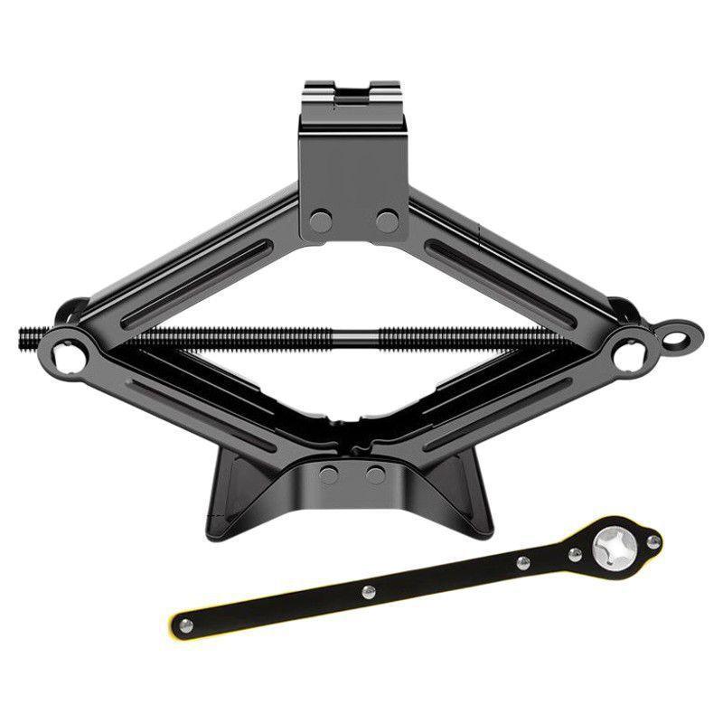 1Pcs Heavy Duty Scissor Car Jack Labor Saving Steel For Tire Change Roadside Emergency