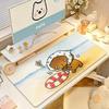 Kawaii Kkogepan Mouse Pad Large Nonslip Waterproof Mat Stitched Edge Keyboard Pad For Gaming Daily Office