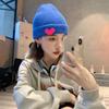 Knitted Hat Female Autumn and Winter Student Versatile Ear Protector Warm Cone Top Hat Couple Wool Hat Pullover Hat
