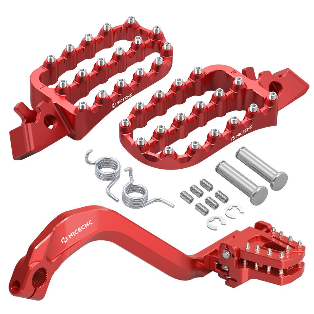 Motorcycle Wide Footrests/Foldable Brake Pedal/Lever Extension Tip for Honda CRF1100L Africa Twin/Adventure Sports 2020-2026 