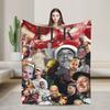 Soft Warm Blankets Travel Rapper Plk Polak Mental   Throw Blanket  Flannel Bedspread For Living Room Novelty Sofa Bed Cover