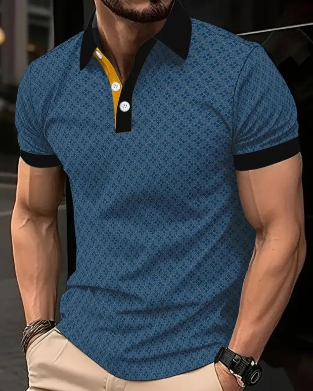 Summer Men's Short-sleeved Shirts Are Casual, Loose, Comfortable and Fashionable. Men's Short-sleeved POLO Shirt