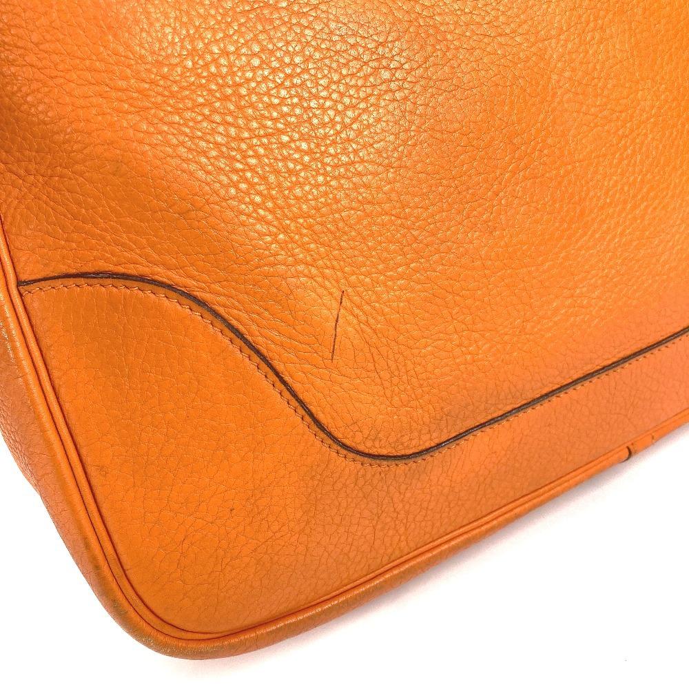 HERMES Trim 35 Trim 35 Pochette Crossbody bag Shoulder Bag Leather Orange