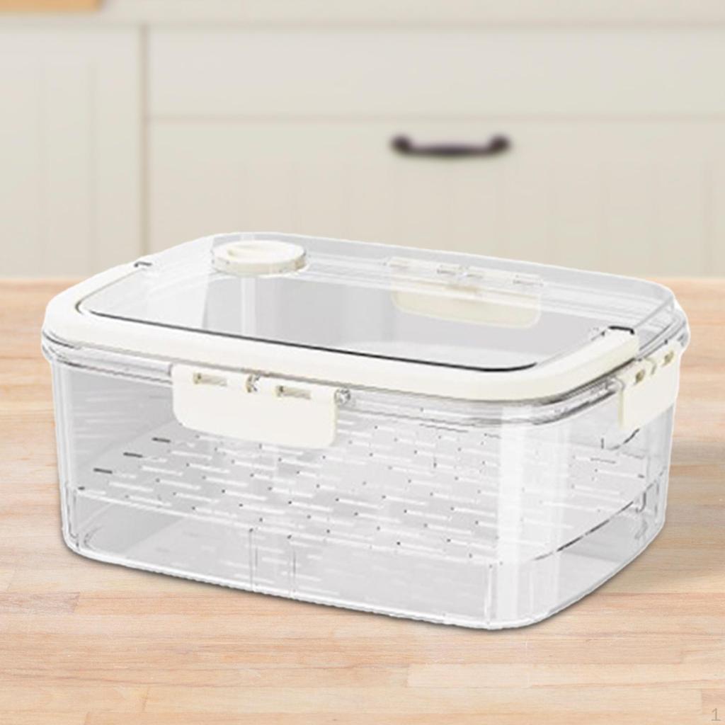 Portable Food Serving Tray with Lid Meal Organizer Reusable Good Sealing for Family Gatherings