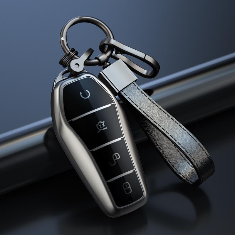 Autoschlüsselhülle Vollabdeckung Schale Halter Schutz für BYD Tang EV600 Han EV Yuan ATTO 3 Song PLUS Pro MAX DMI Qin Autozubehör