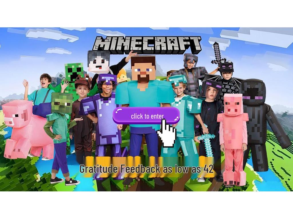 Minecraft Halloween Diamond Armor Kids Costume