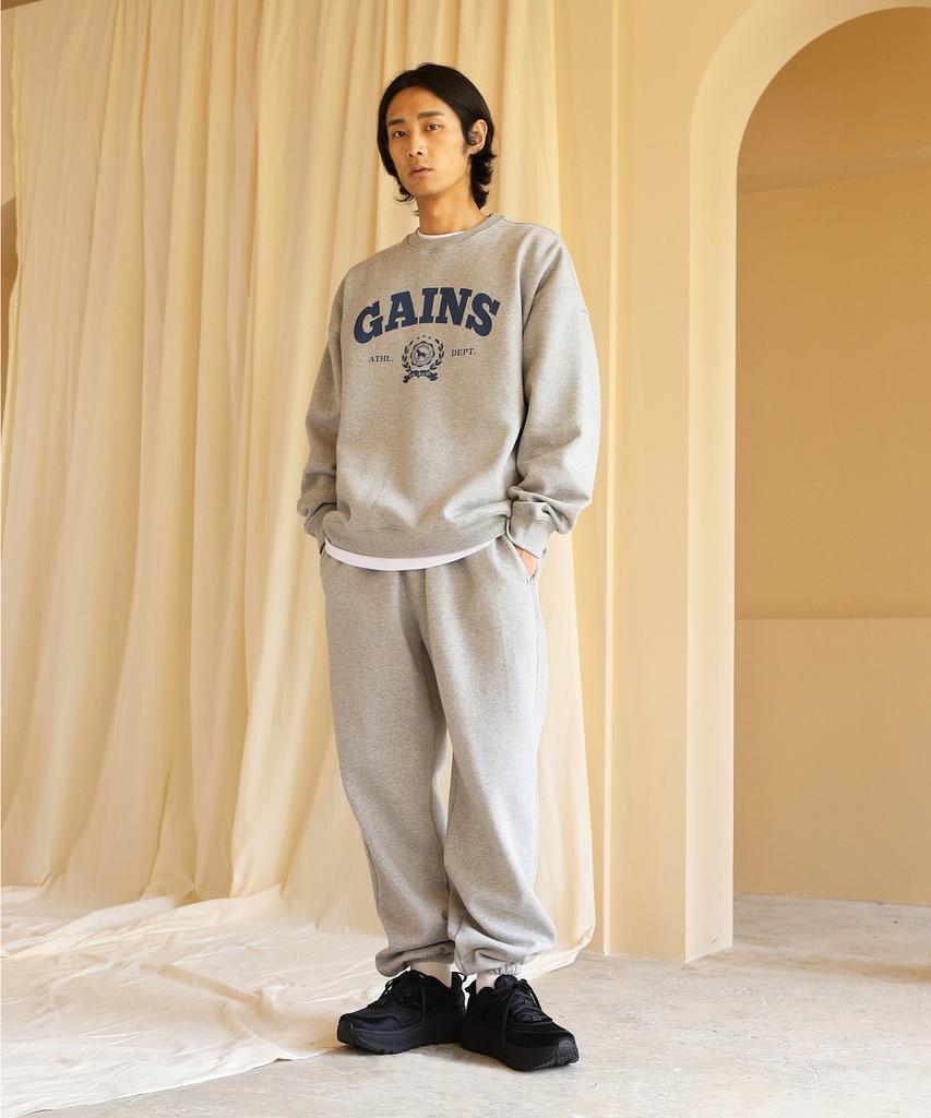 GAINSBORO Soft Cotton Fleece Jogger Pants_Melange Grey