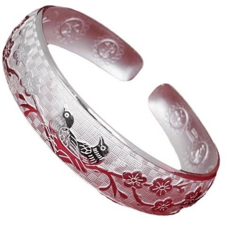 Náramek Straka Módní a personalizovaný náramek široké edice s příjemnou špičkou obočí Náramek Stříbrné šperky Dárek k narozeninám