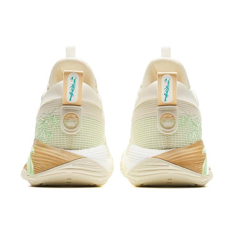 Anta Basketball Shoes Men's Low Top Green/Brown 112321105-1