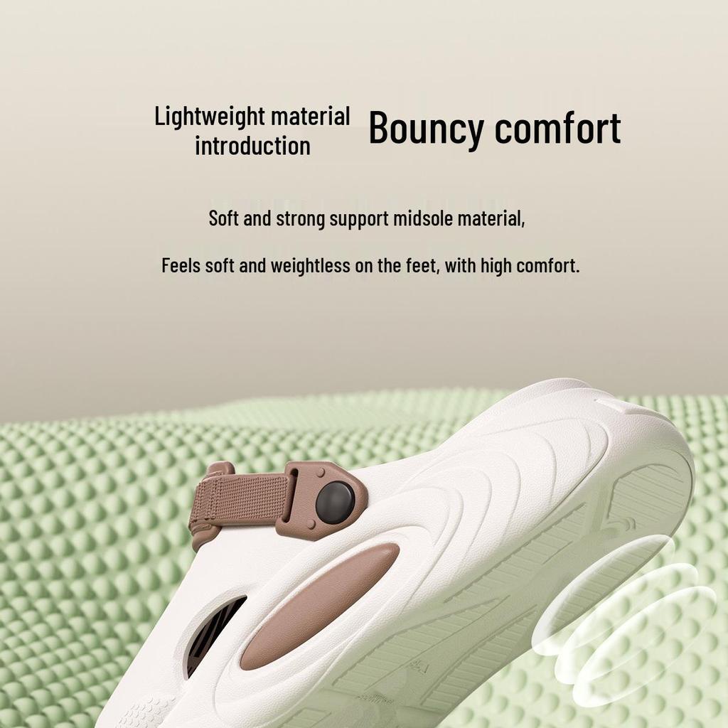 Men's Summer Outdoor Non-Slip Sports Slippers for Driving and Cool Comfort