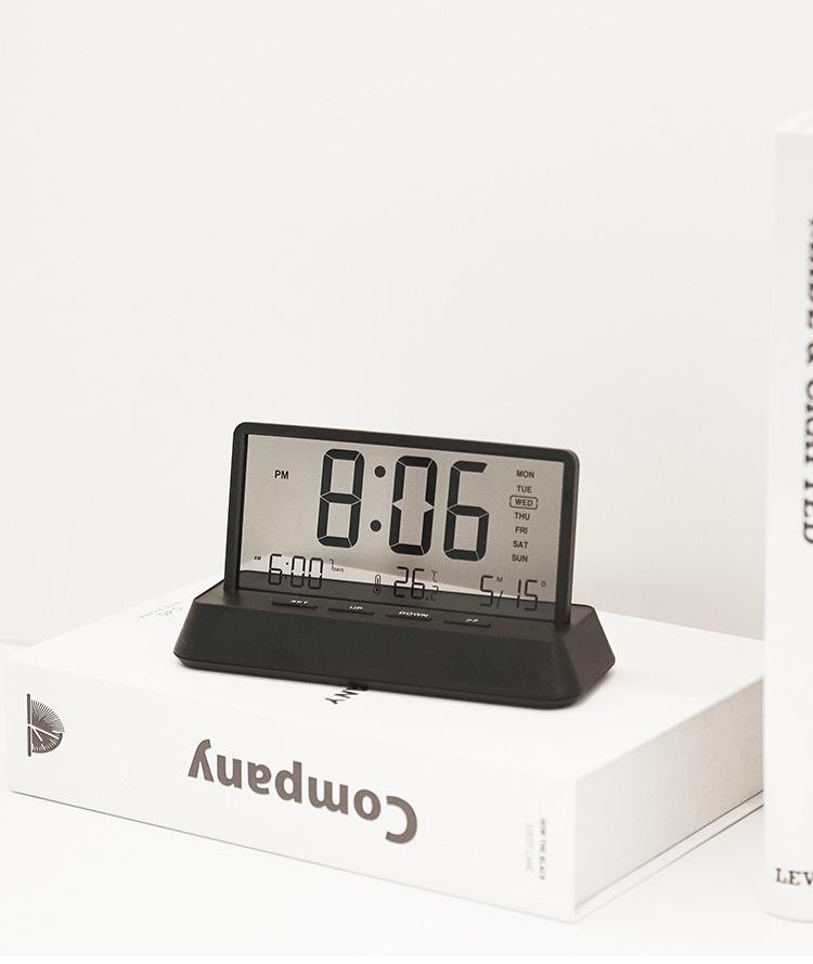 Creative Transparent Multifunctional Electronic Alarm Clock 2301