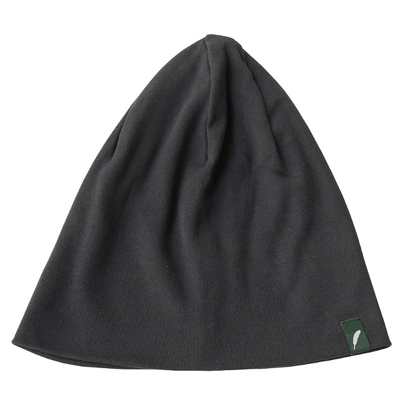 [NAKOTA] Organic Cotton Watch Cap, Knit Hat, Made in Japan, Men's, Women's, Kids', Unisex, Large Size, Summer Knit, M, Charcoal (90)