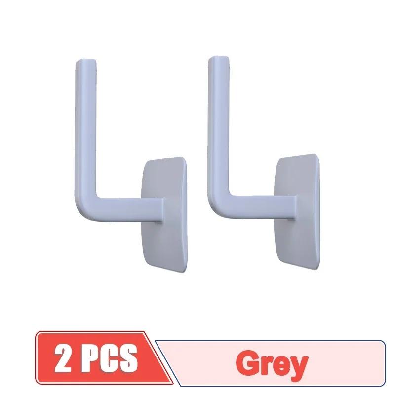 1/2/3pcs No Punching Baseball Cap Hat Rack Wall Mounted Casual Hat Clothing Jewelry Storage Hook Bathroom Kitchen Bedroom Storage Rack