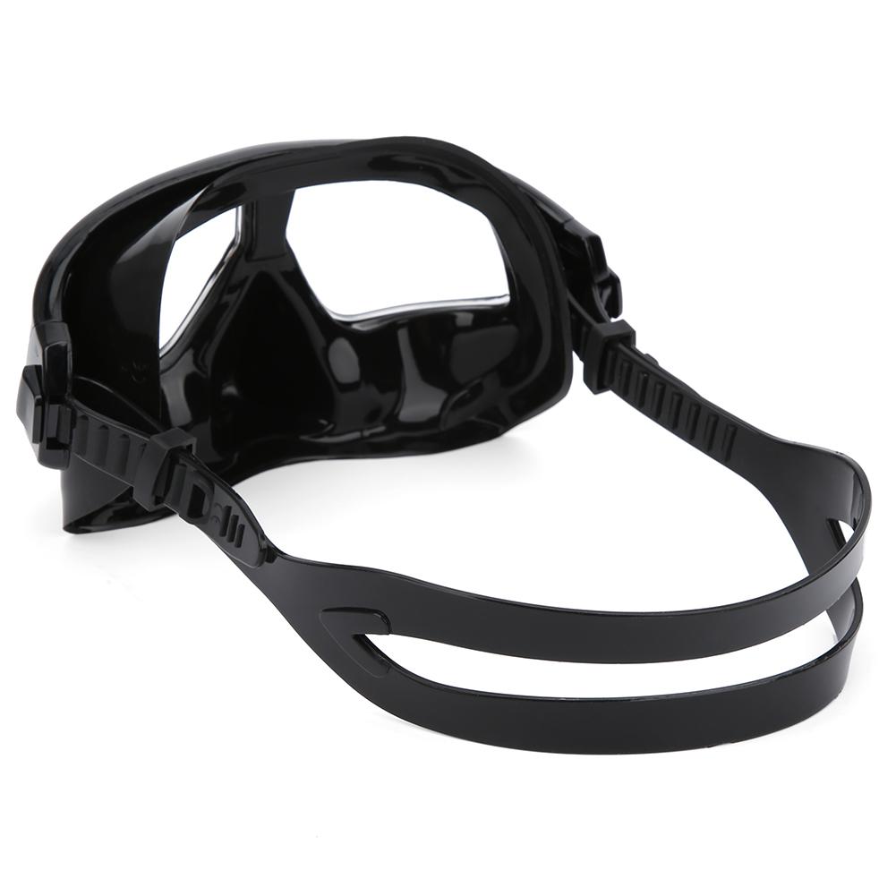 Silicone Diving Goggles Professional AntiFog Comfortable Waterproof Snorkeling Equipment(Black )