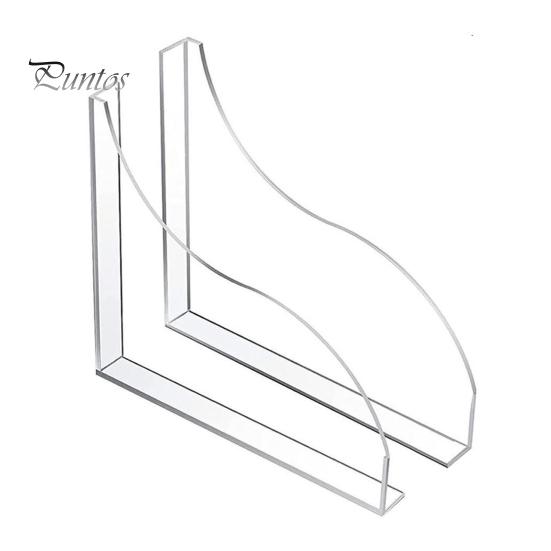 2Pcs Shower Splash Guards Self Adhesive Easy To Install Transparent Design Acrylic Shower Water Guards Bathtub Corner Splash Covers