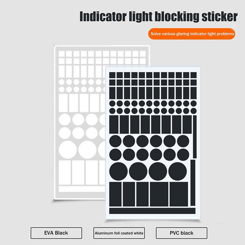 Light Dimming Stickers Light Blocking Stickers For Electronics Car Led Blackout Stickers Auto Interior Accessories