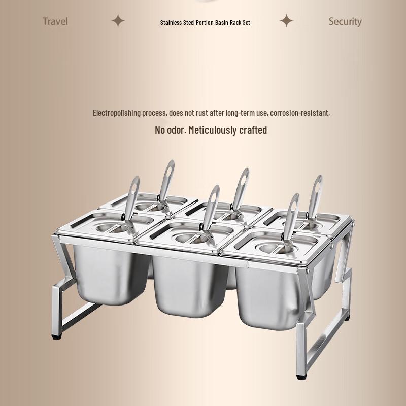 Stainless Steel Telescopic Spice & Condiment Rack